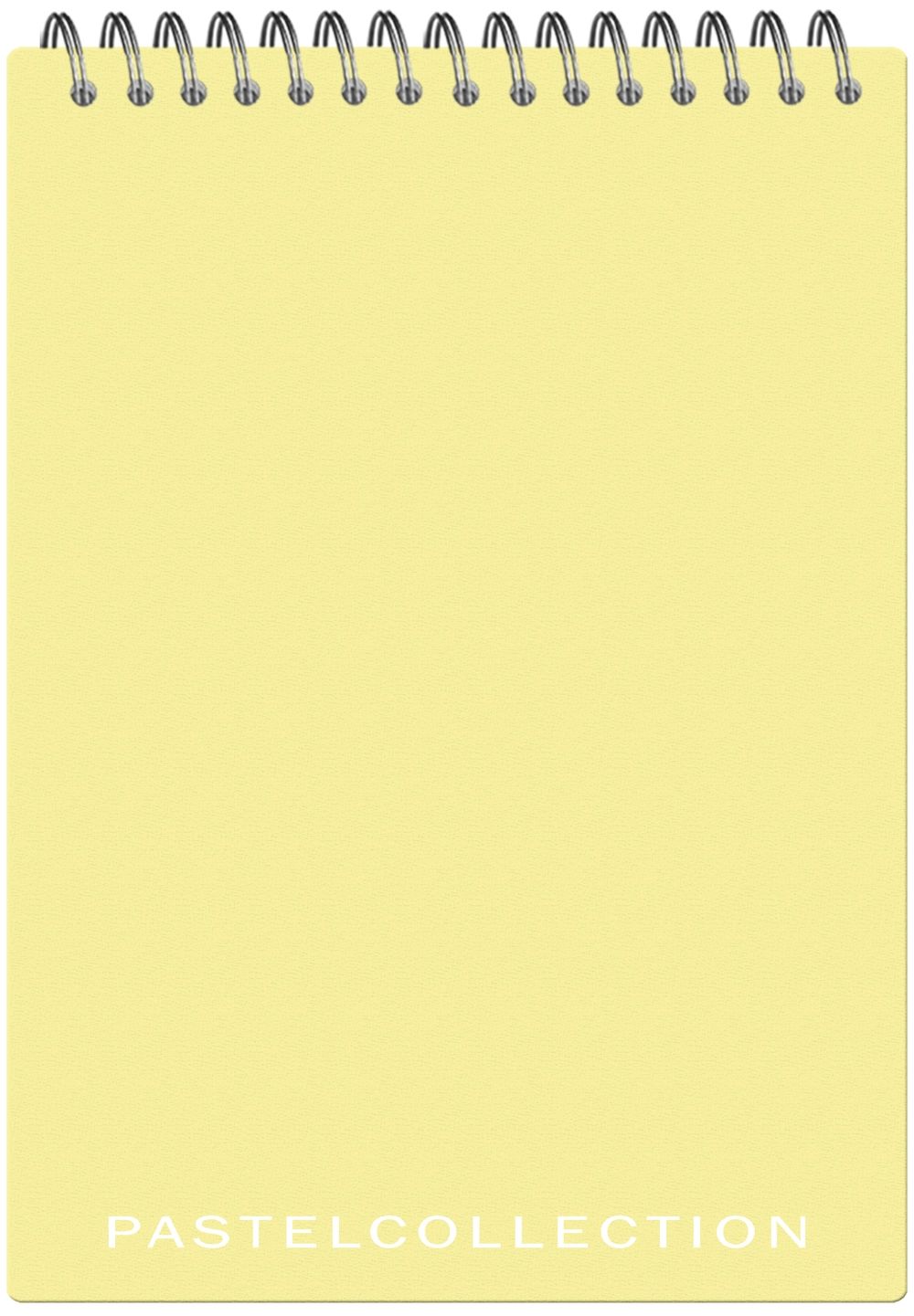 Тетрадь А5  60л кл. гребень Полином  пласт.обл. "Pastel Collection Yellow"
