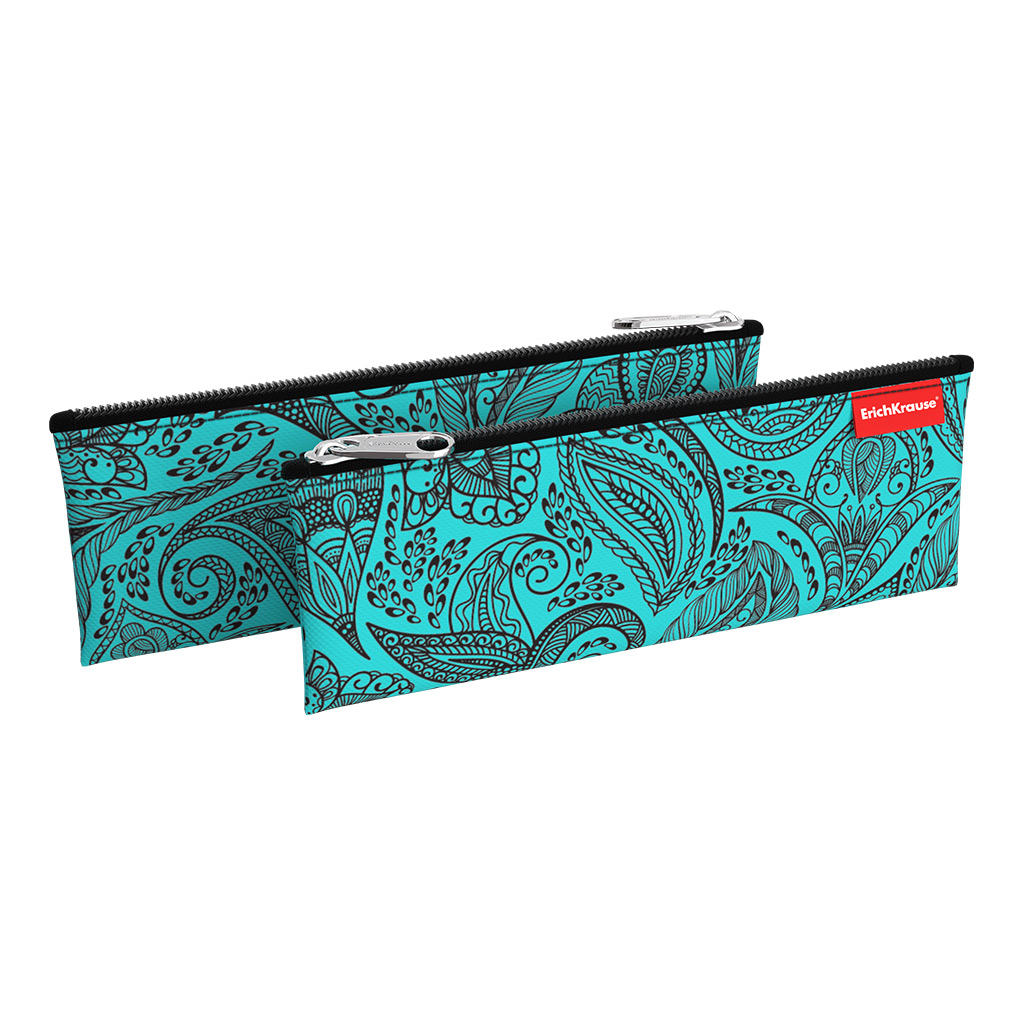 Пенал конверт ErichKrause® 220х90мм Paisley Style