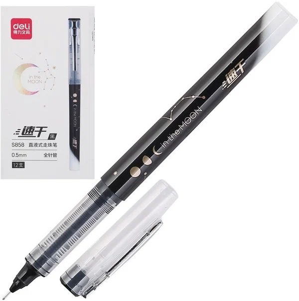 Ручка роллер Deli  0,38мм черная