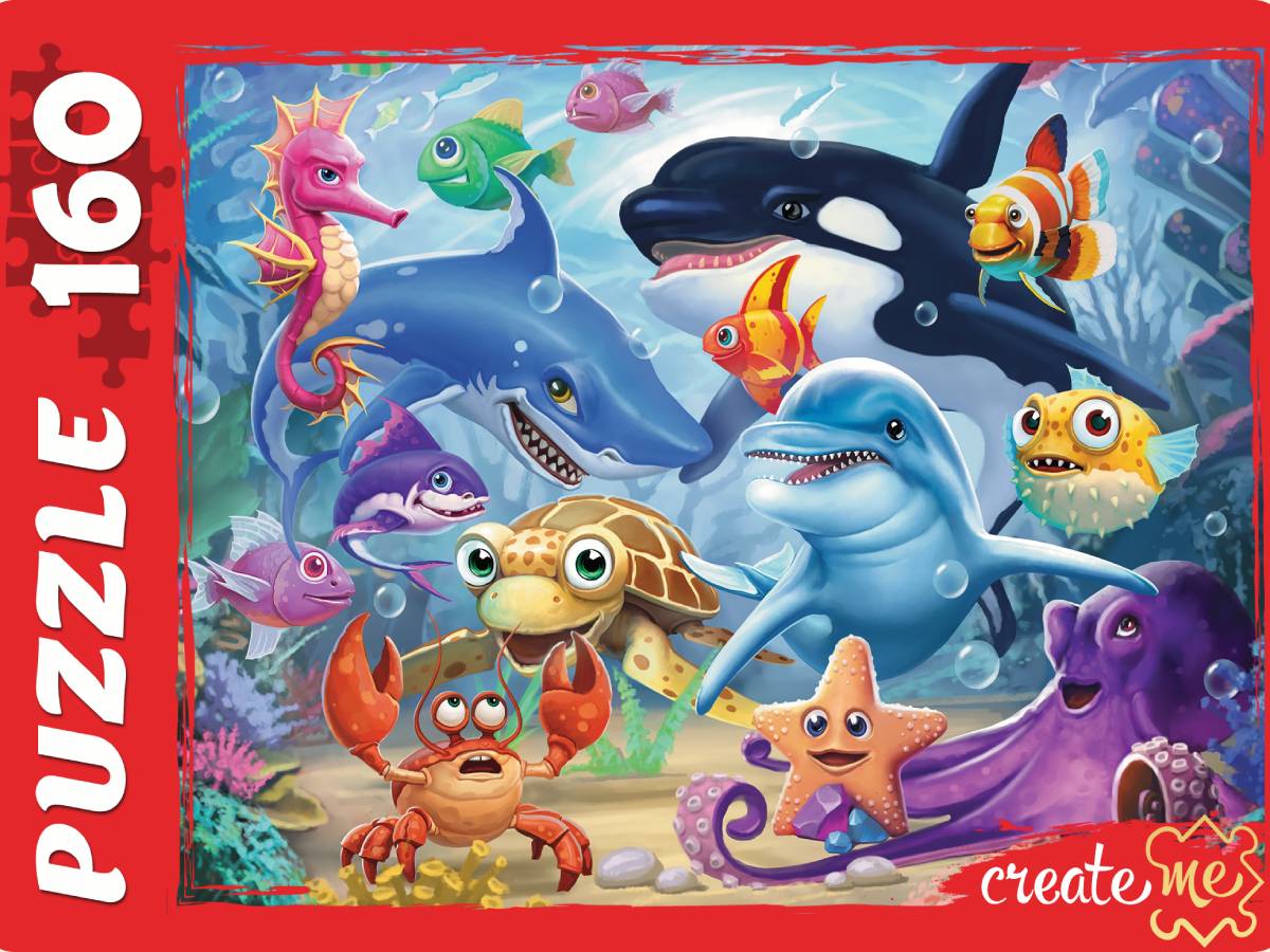 Пазлы  104 элемента  230*330мм "Подводный мир" Create me