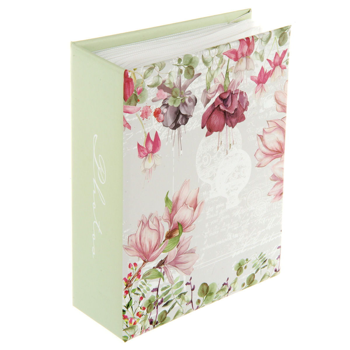 Фотоальбом 100 фото 10*15см Green flowers