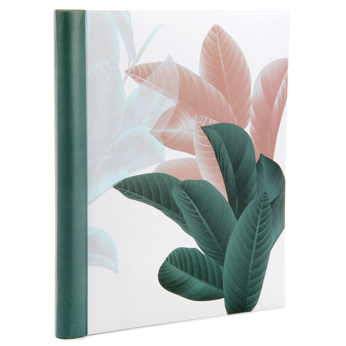 Фотоальбом магнитный 30л  23*28см спир. Silhouette of flowers