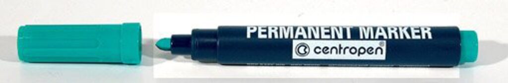 Маркер перманентный 2,5мм. зеленый