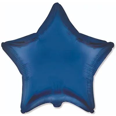 Шар фольга 18" "Звезда" Сатин Navy Blue