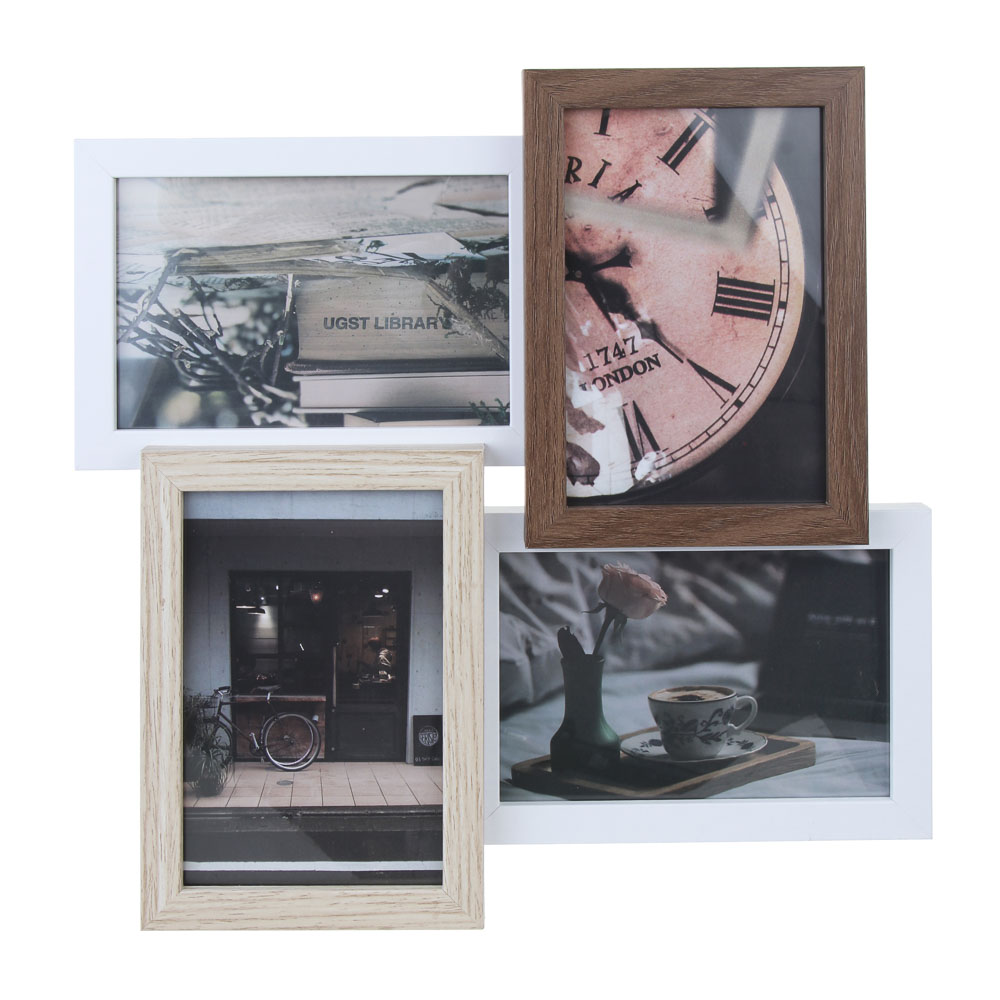 Фоторамка на 4 фото 10х15 см  "Геометрия 3"