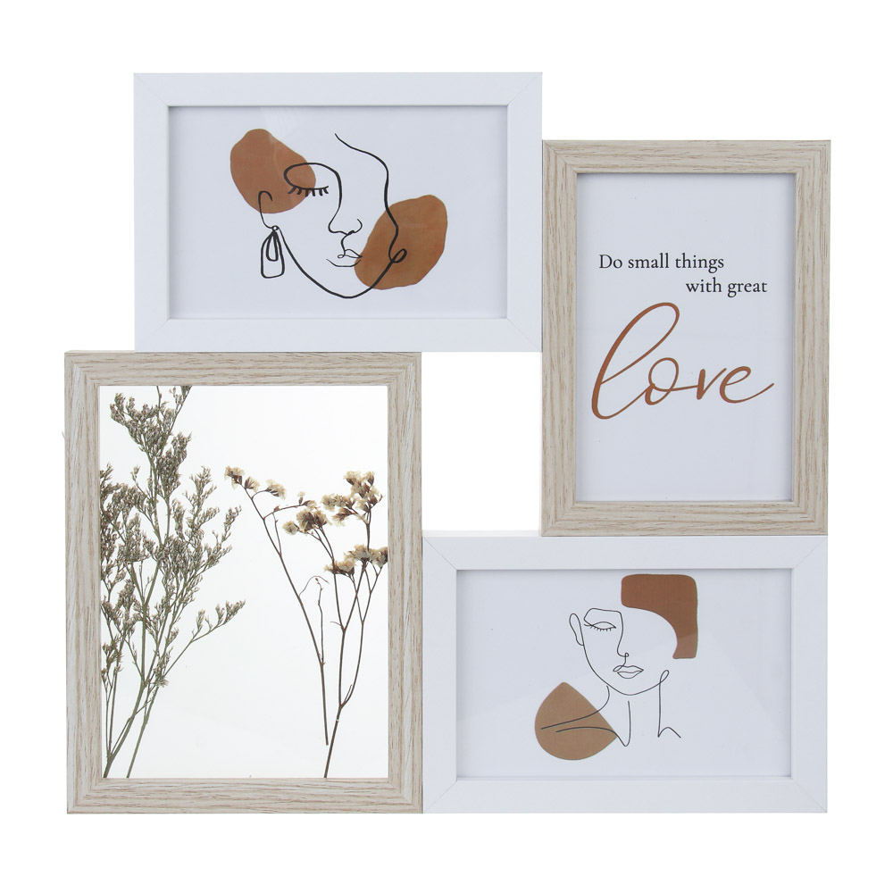 Фоторамка на 3 фото 10х15 см  "Геометрия"