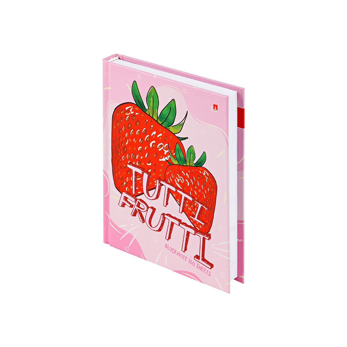 Блокнот А6 7БЦ 160л "TUTTI FRUITI" клетка, глянц.лам.