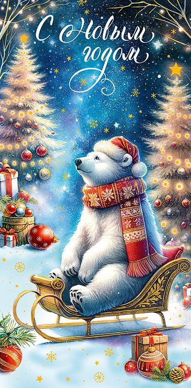 Конверт для денег "С Новым Годом!"