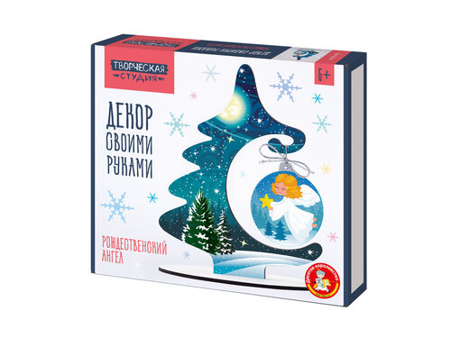 Игрушка своими руками "Рождественский ангел" 5+