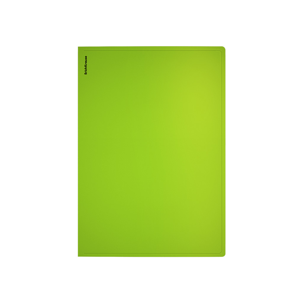 Папка файловая пластиковая ErichKrause Soft Reef, c 40 карманами, A4, ассорти (в пакете по 4 шт.)