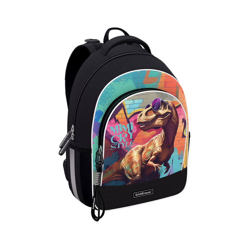 Ученический рюкзак с грудной перемычкой ErichKrause ErgoLine® 15L Dino Art