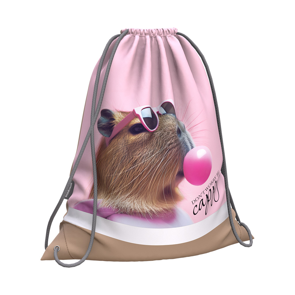 Мешок для обуви ErichKrause 365x440мм CapyBarbara