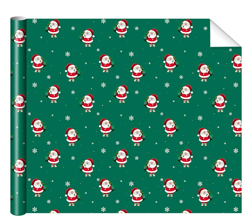 Бумага упаковочная 70*100см "Дед Морозик"