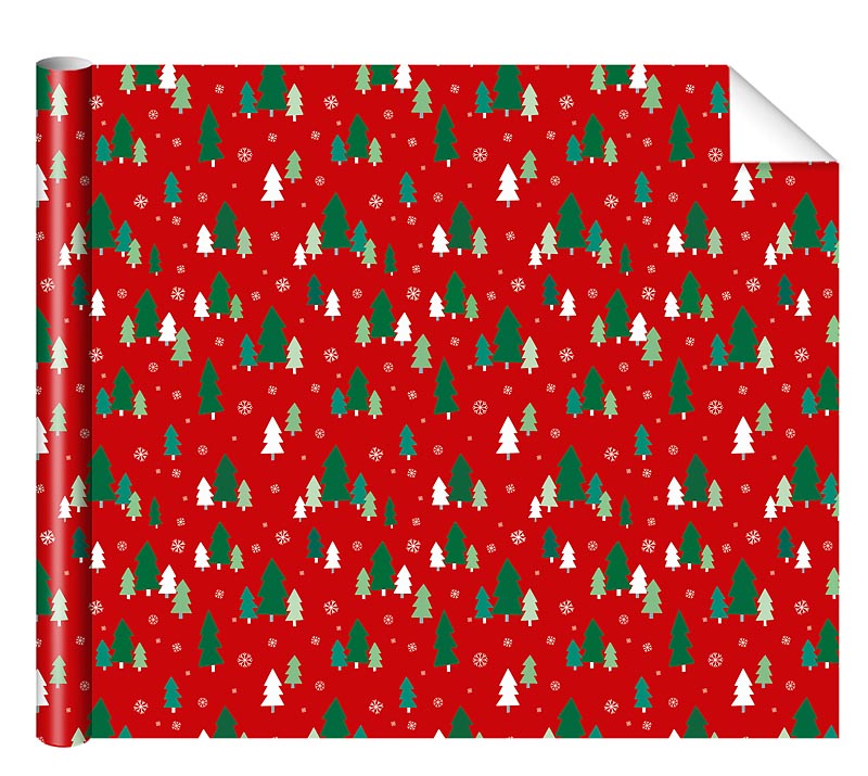 Бумага упаковочная 70*100см "Ёлки"