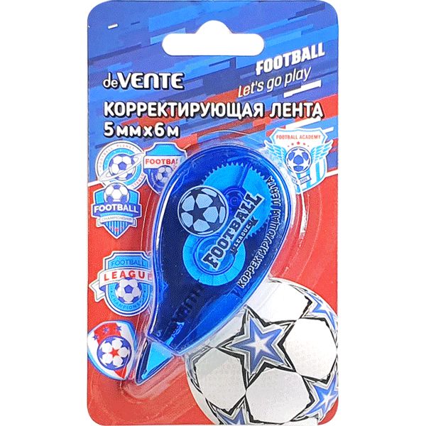 Корректирующая лента deVENTE. Football" , 5мм*6м