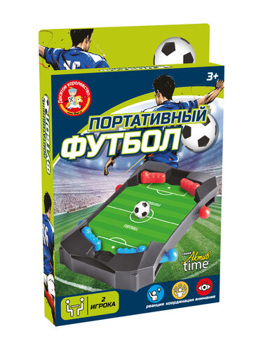 Игра настольная "Портативный футбол" 3+