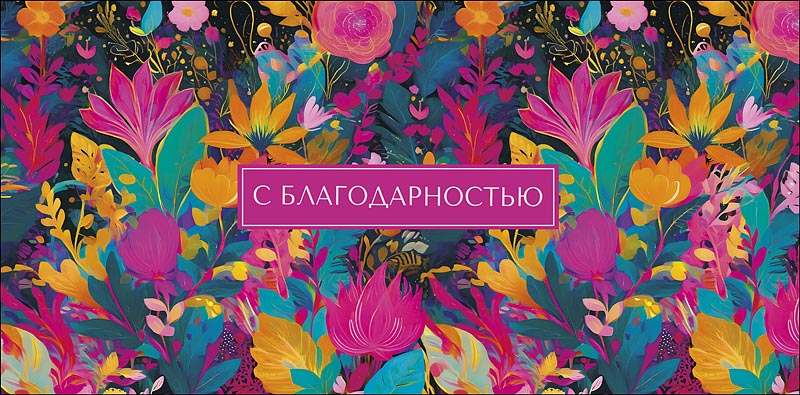 Конверт для денег "С благодарностью"