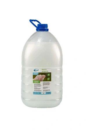 Мыло жидкое VCLEAN 5 л с перламутром Чистота рук, ПЭТ, белое