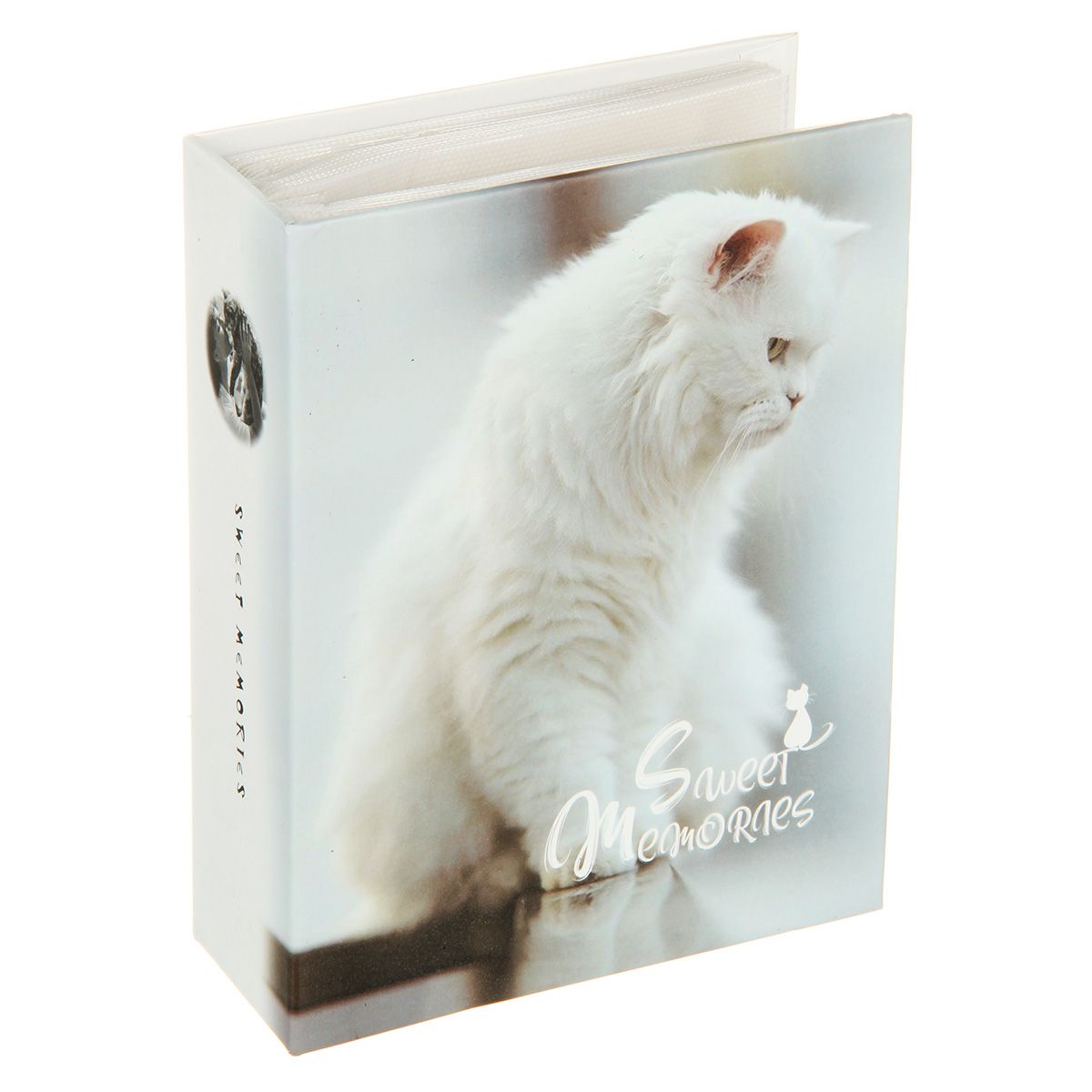 Фотоальбом 100 фото 10*15см Белый кот