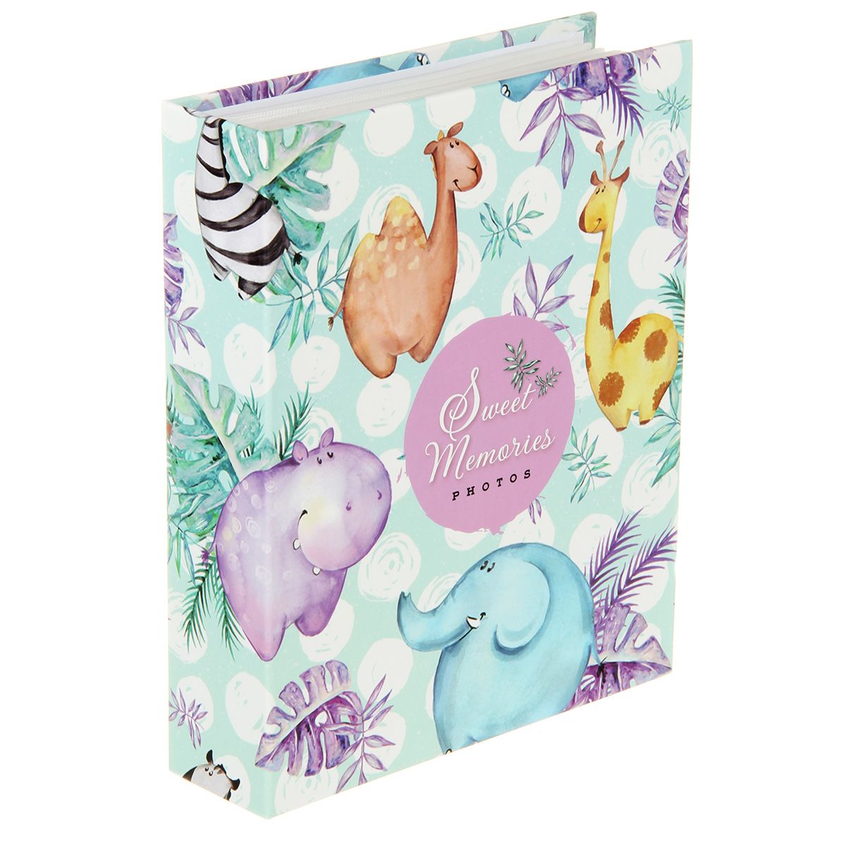 Фотоальбом 200 фото 10*15см Зверята