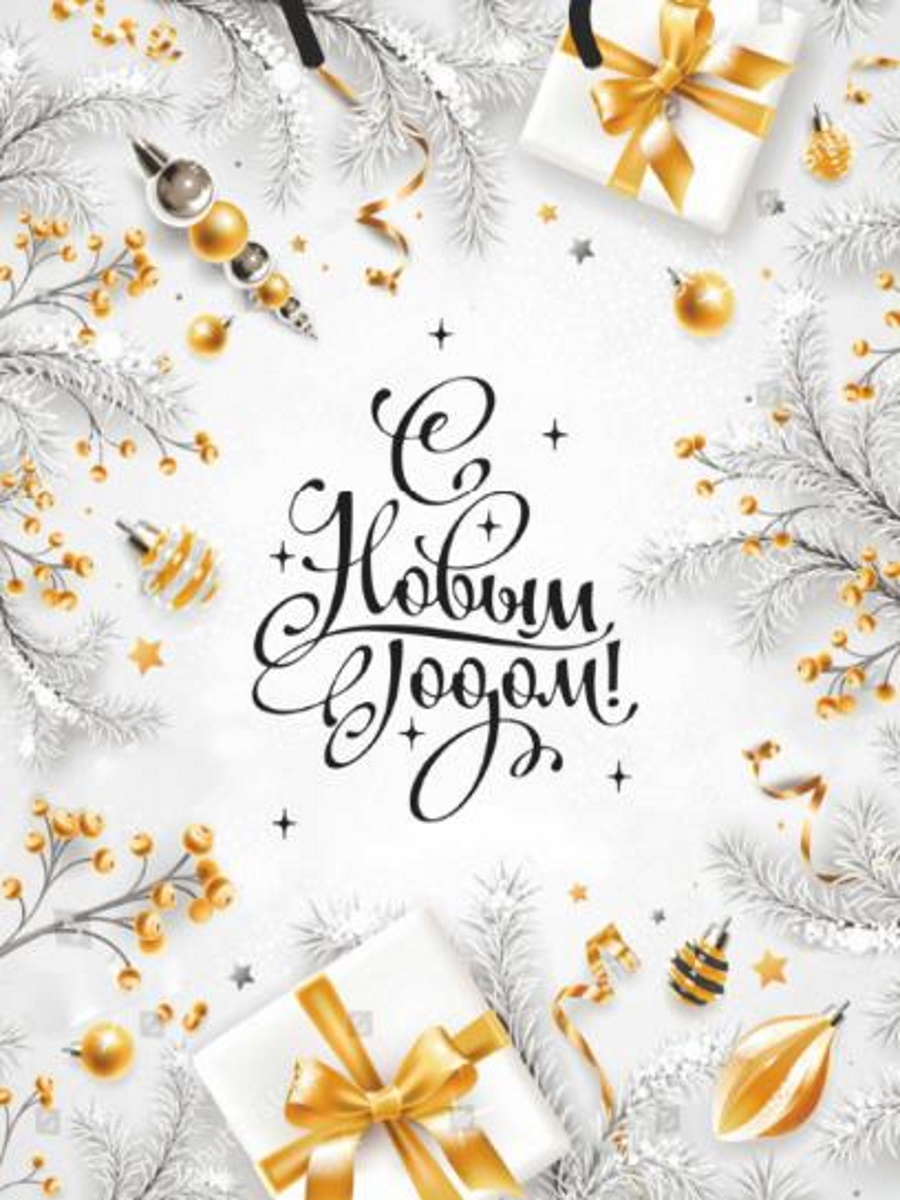 Пакет подар. бум. новогодн. 26*32*10см  Морозный узор