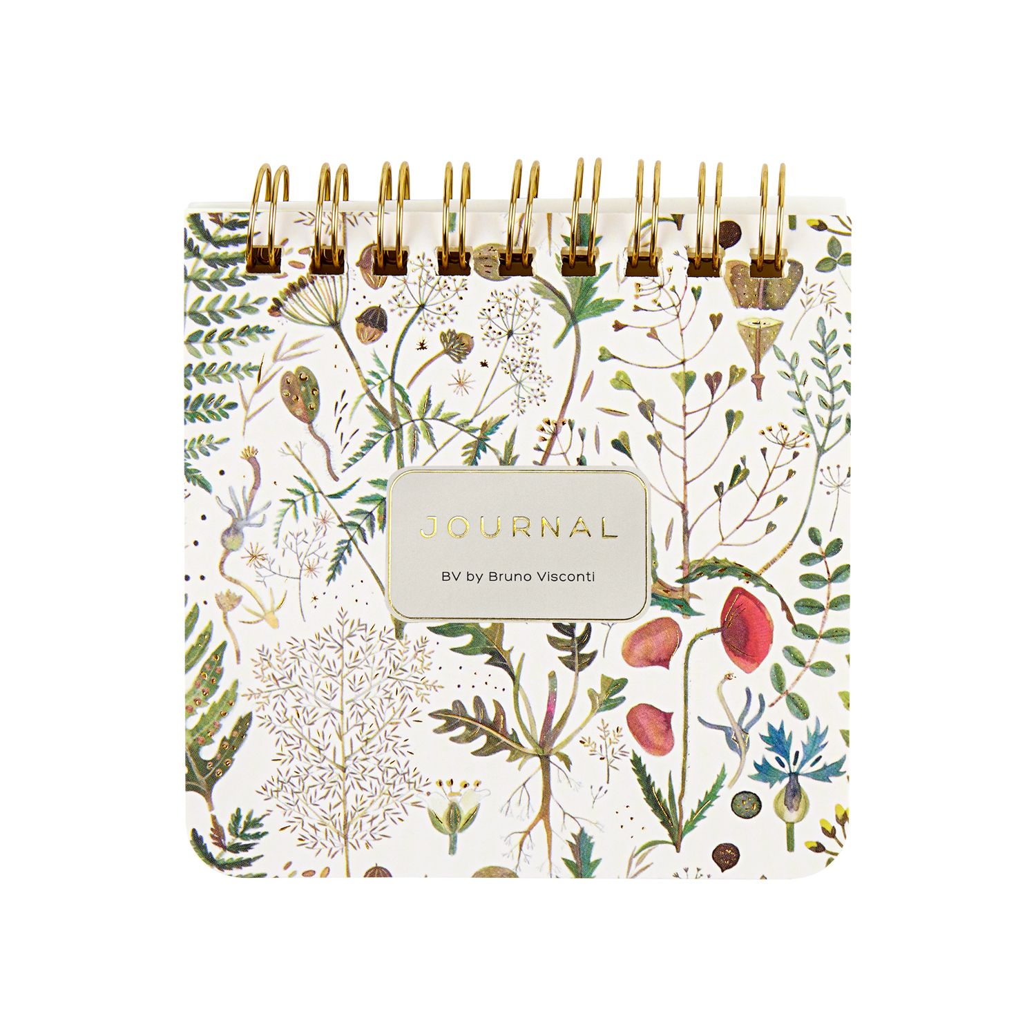 Блокнот 90*90мм гребень  60л "Pocket journal. Луговые травы" лин