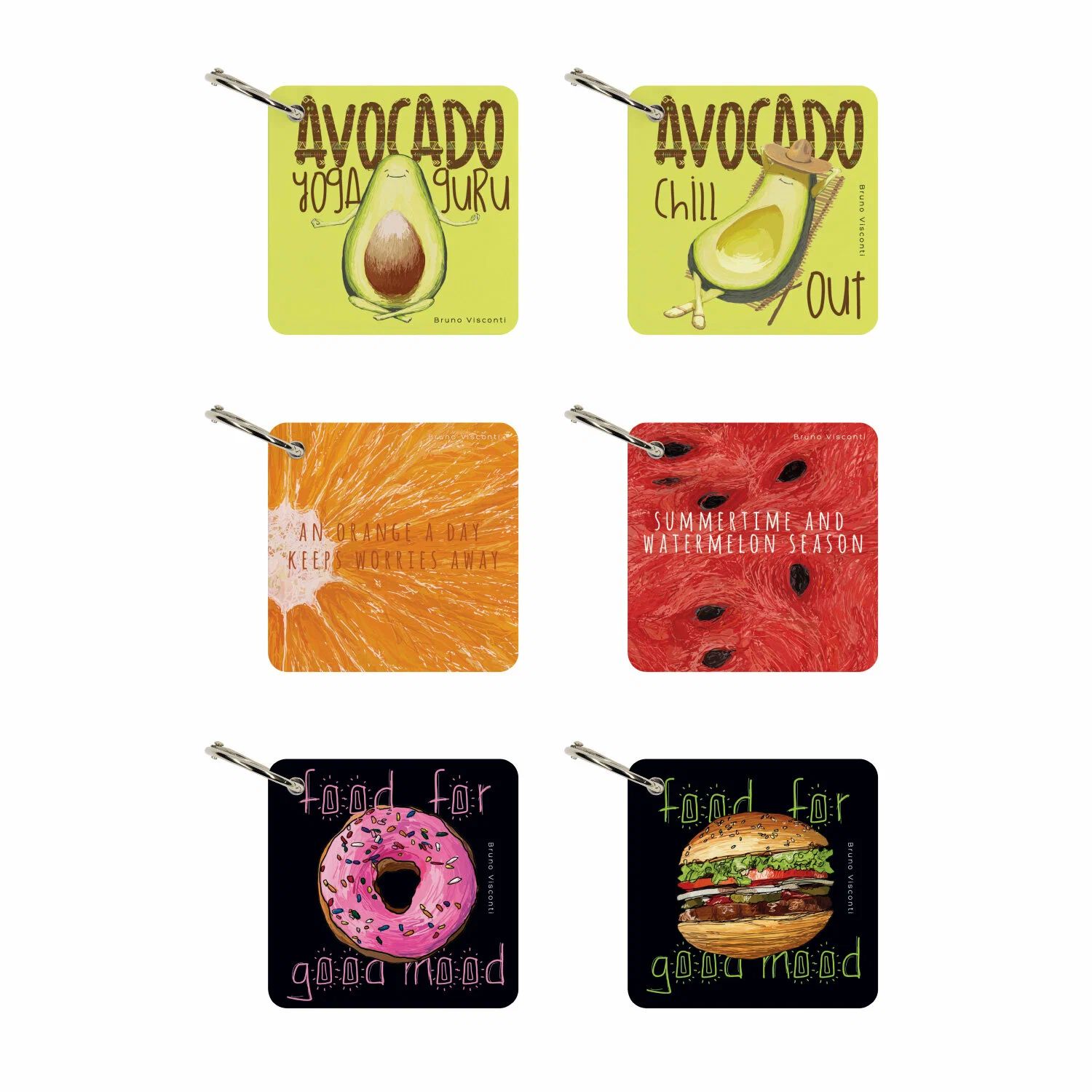 "SMART JOURNAL" 90 х 90 мм, 110 Л, (4 ВИДА) ОТРЫВНОЙ БЛОК НА КОЛЬЦЕ