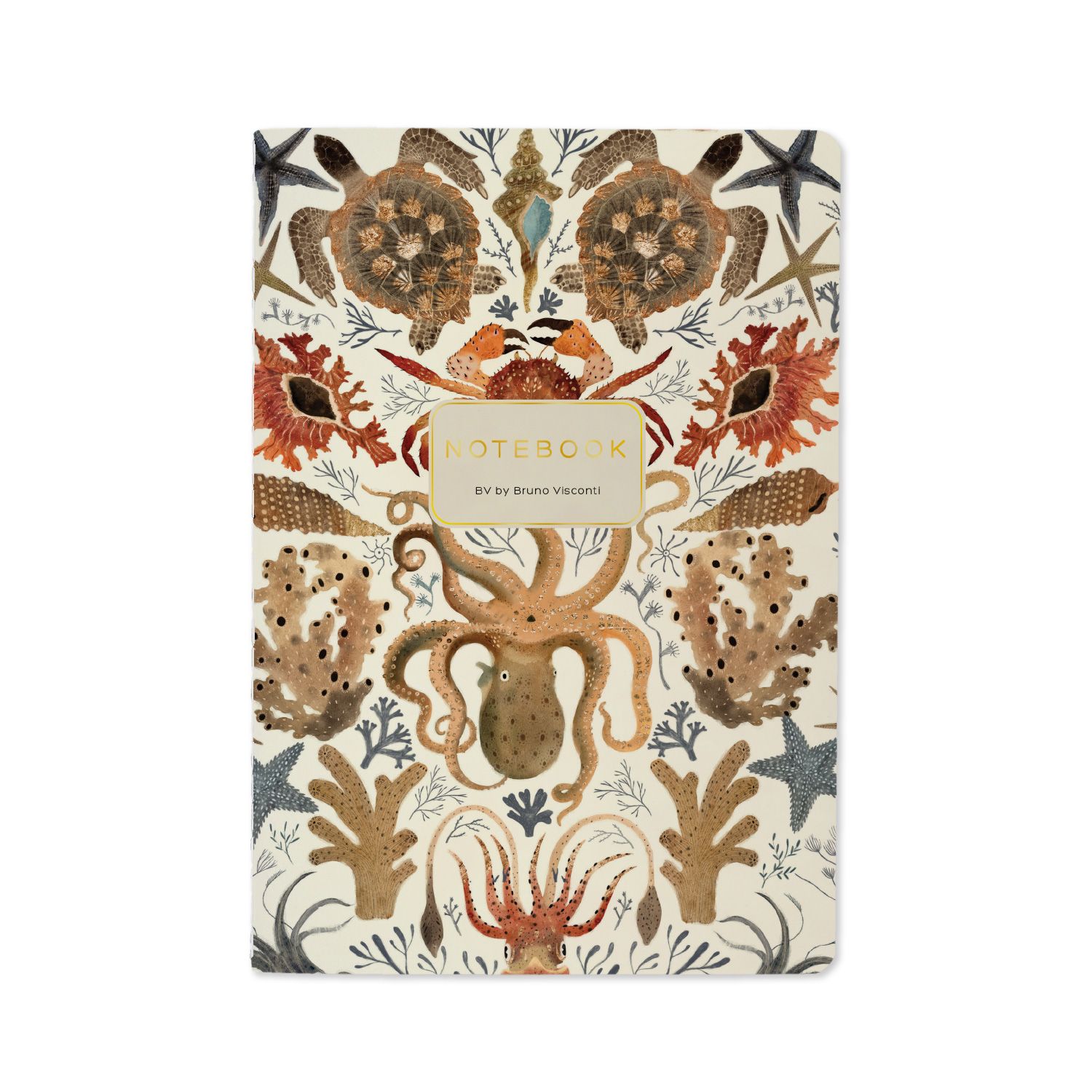 Записная книжка А5  40л. картон, мягк.пер. "Fauna. Deep Sea" лин.