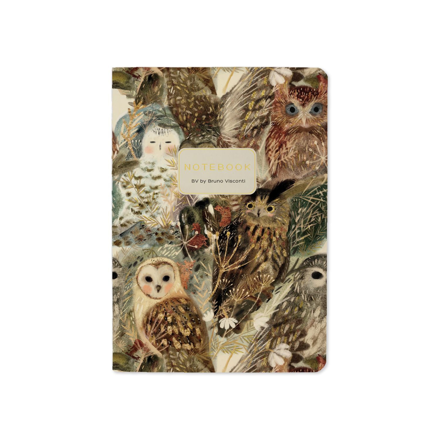 Записная книжка А6  32л. картон, мягк.пер. "Fauna. Symmetrical Flora" лин.