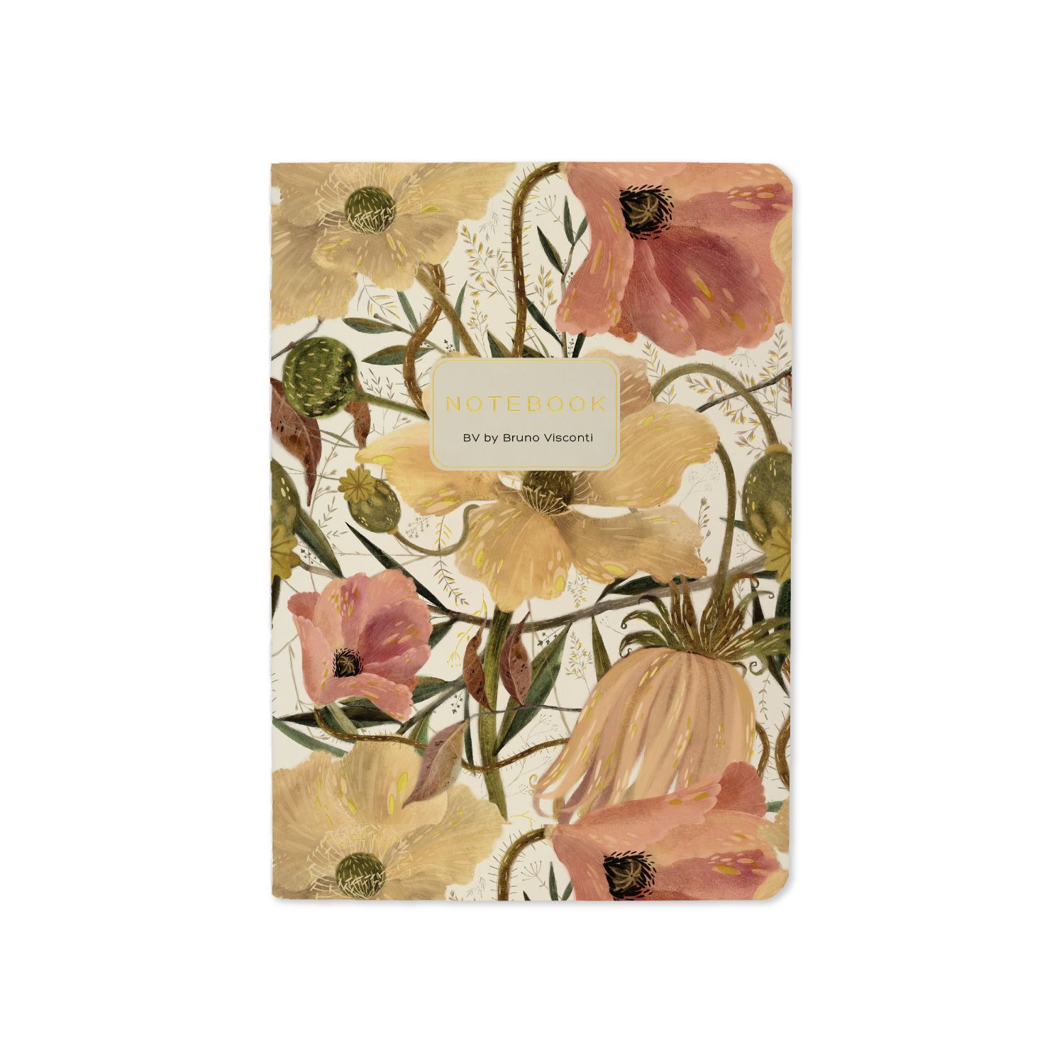 Записная книжка А6  32л. картон, мягк.пер. "Flora. Цветочная страсть" лин.