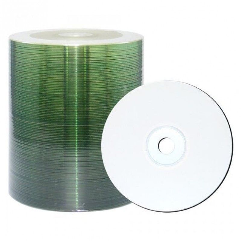 Диск CD-R RIDATA 52х емкость 80 min, для печати 100шт. в спайке