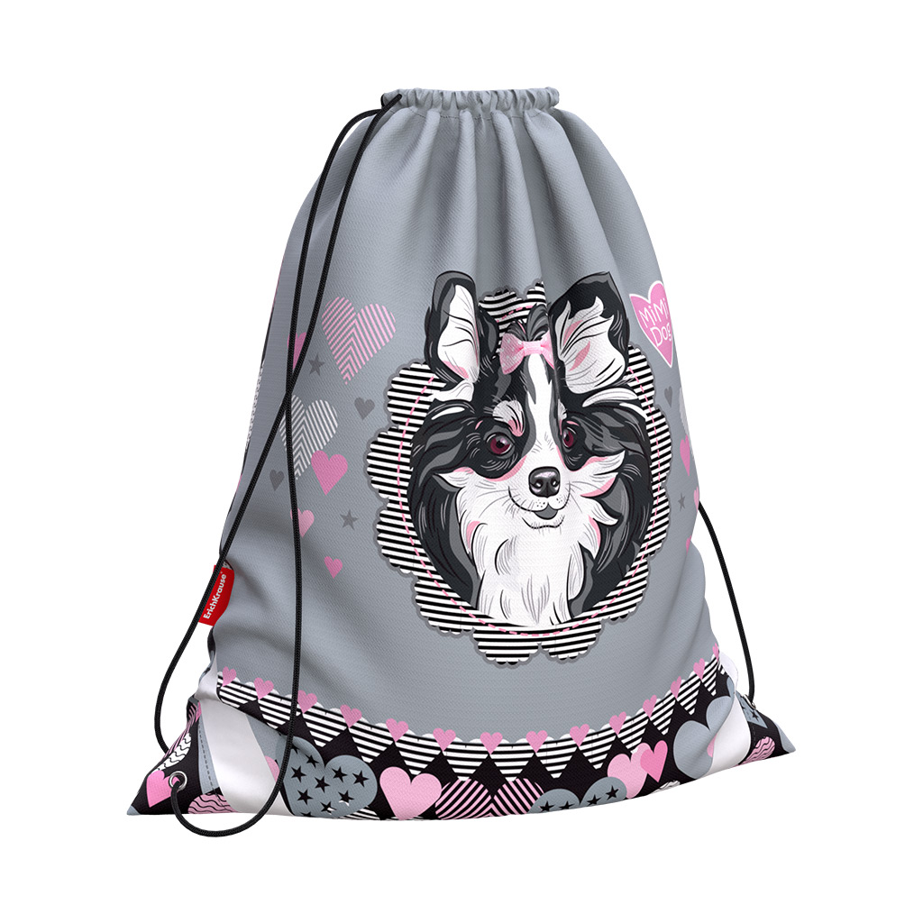 Мешок для обуви ErichKrause® 365x440мм Mimi Dog