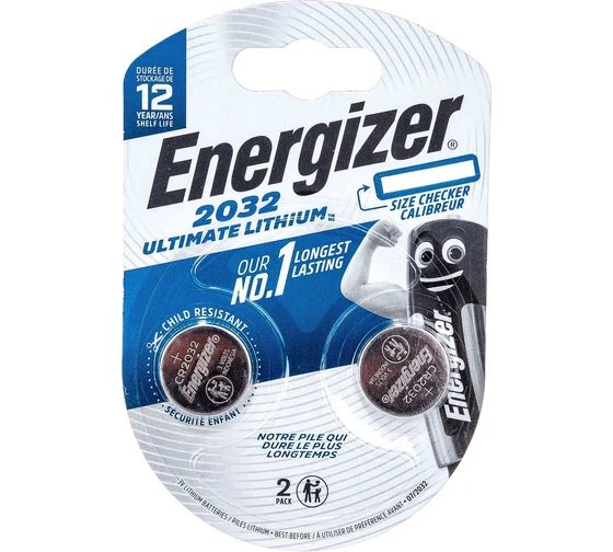 Батарейка-таблетка  CR-2032  ENERGIZER Lithium, блистер, цена за 1 шт