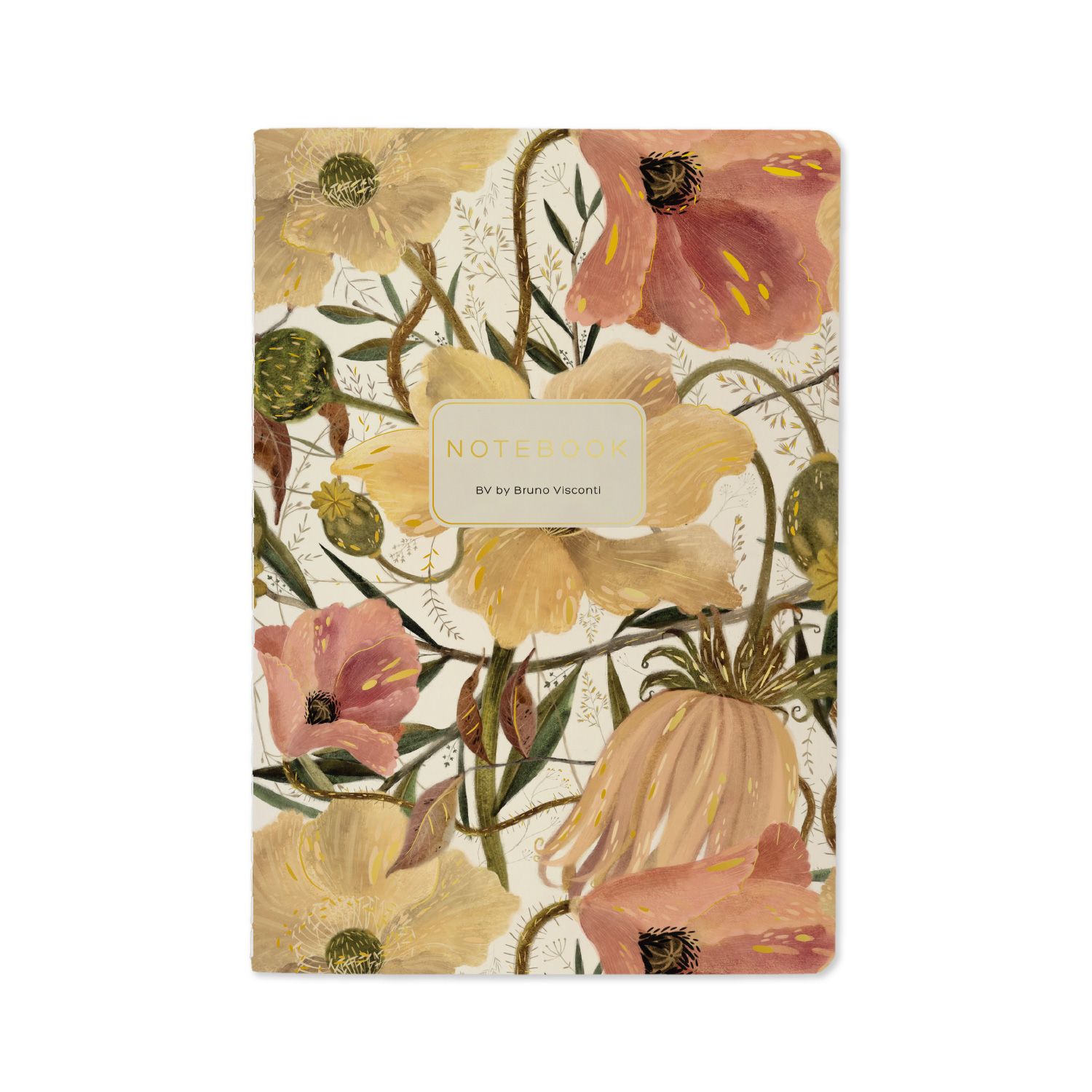 Записная книжка А5  40л. картон, мягк.пер. "Flora. Цветочная страсть" кл.