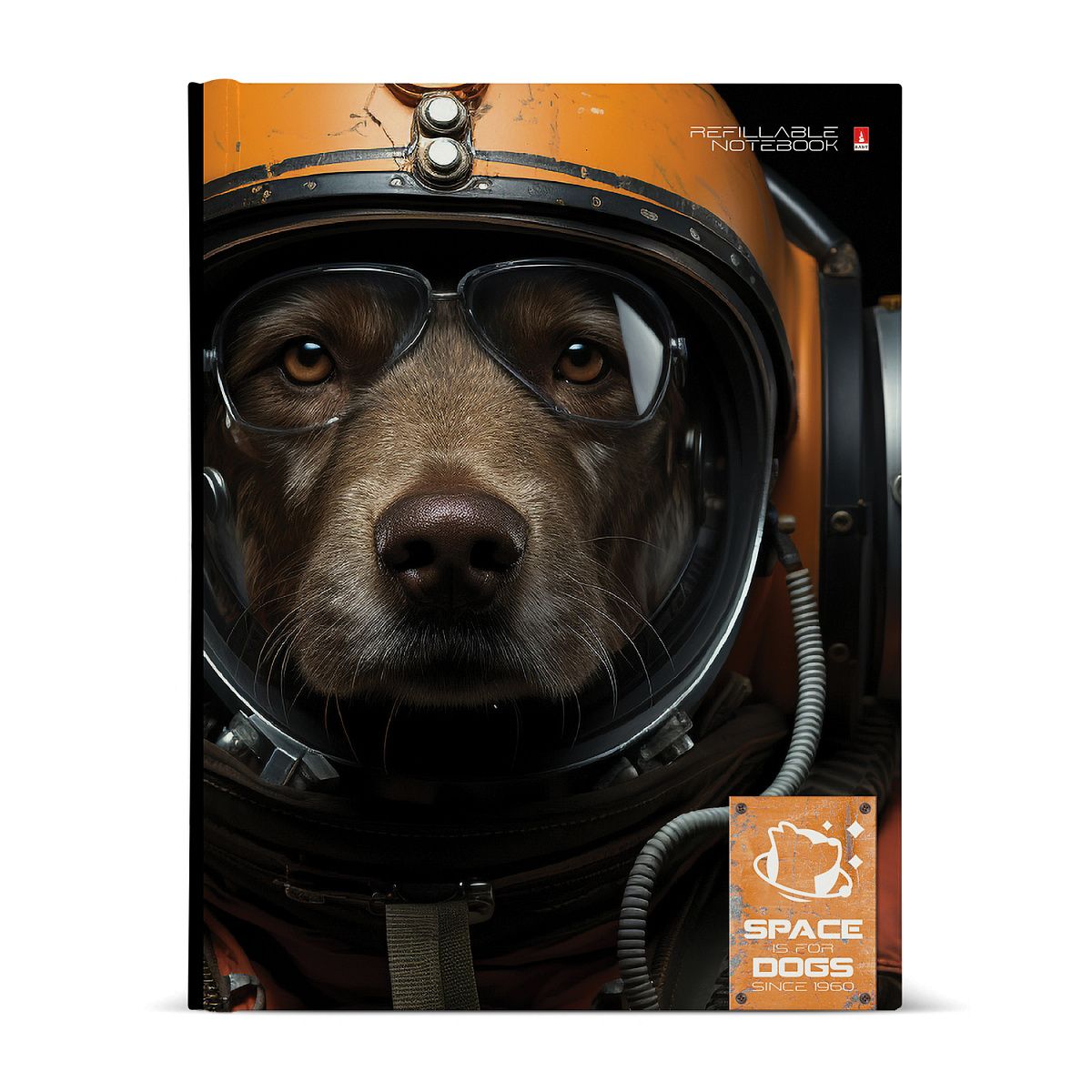 Тетрадь А5  80л кл. на кольцах Альт "Space dogs"