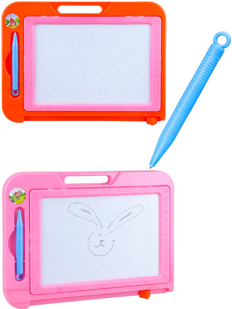 Доска магнитная для рисования 26*19см, ассорти, рисунок Ч/Б