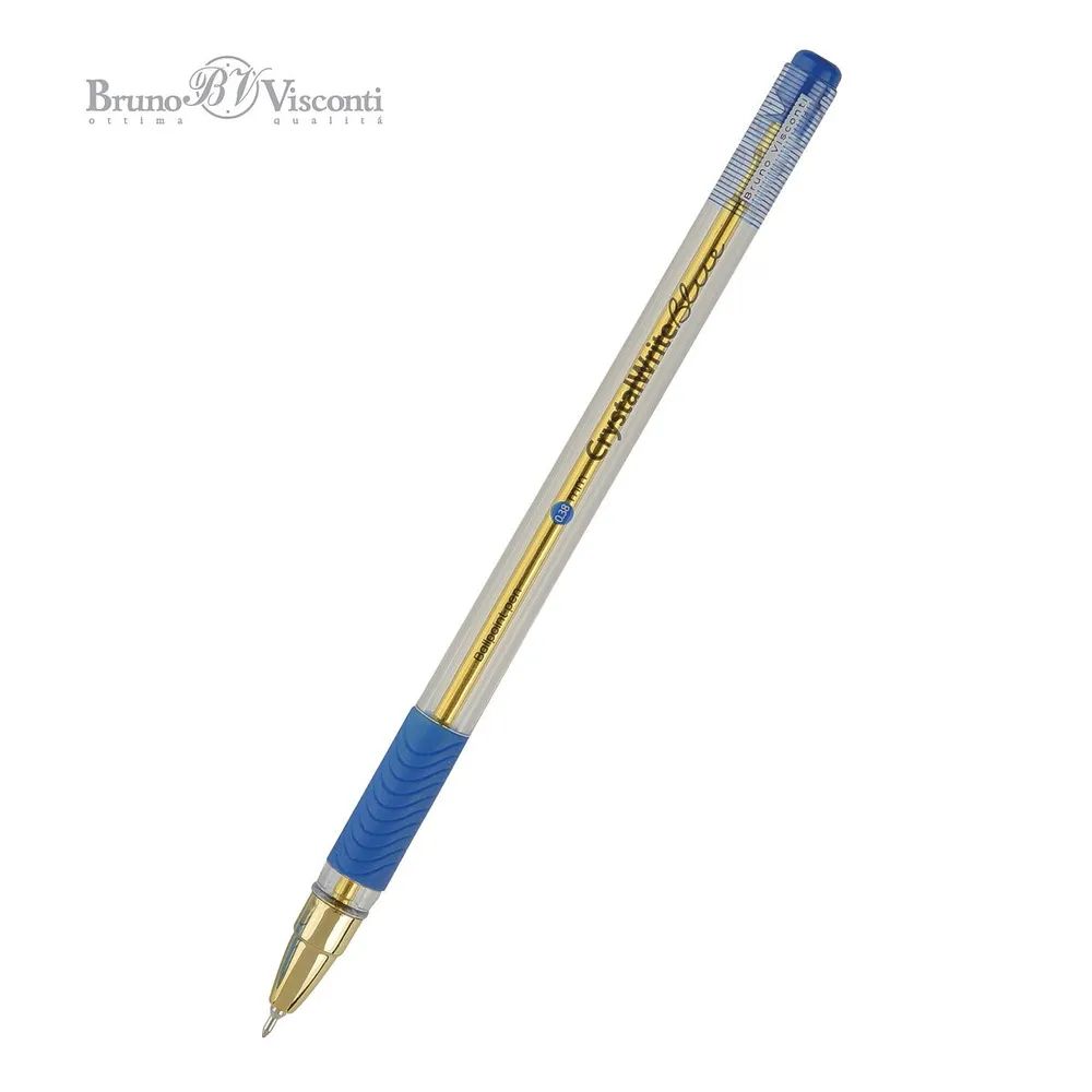 Ручка шар. BV  "CrystalWrite. Breeze" 0,38мм, синяя