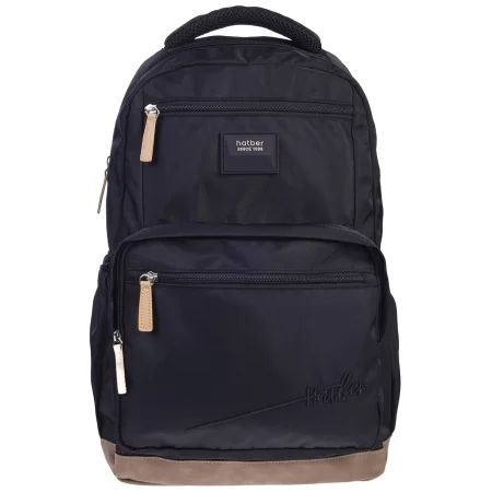 Рюкзак школьный 46*31*17см Hatber "Prime. Black" полиэстер