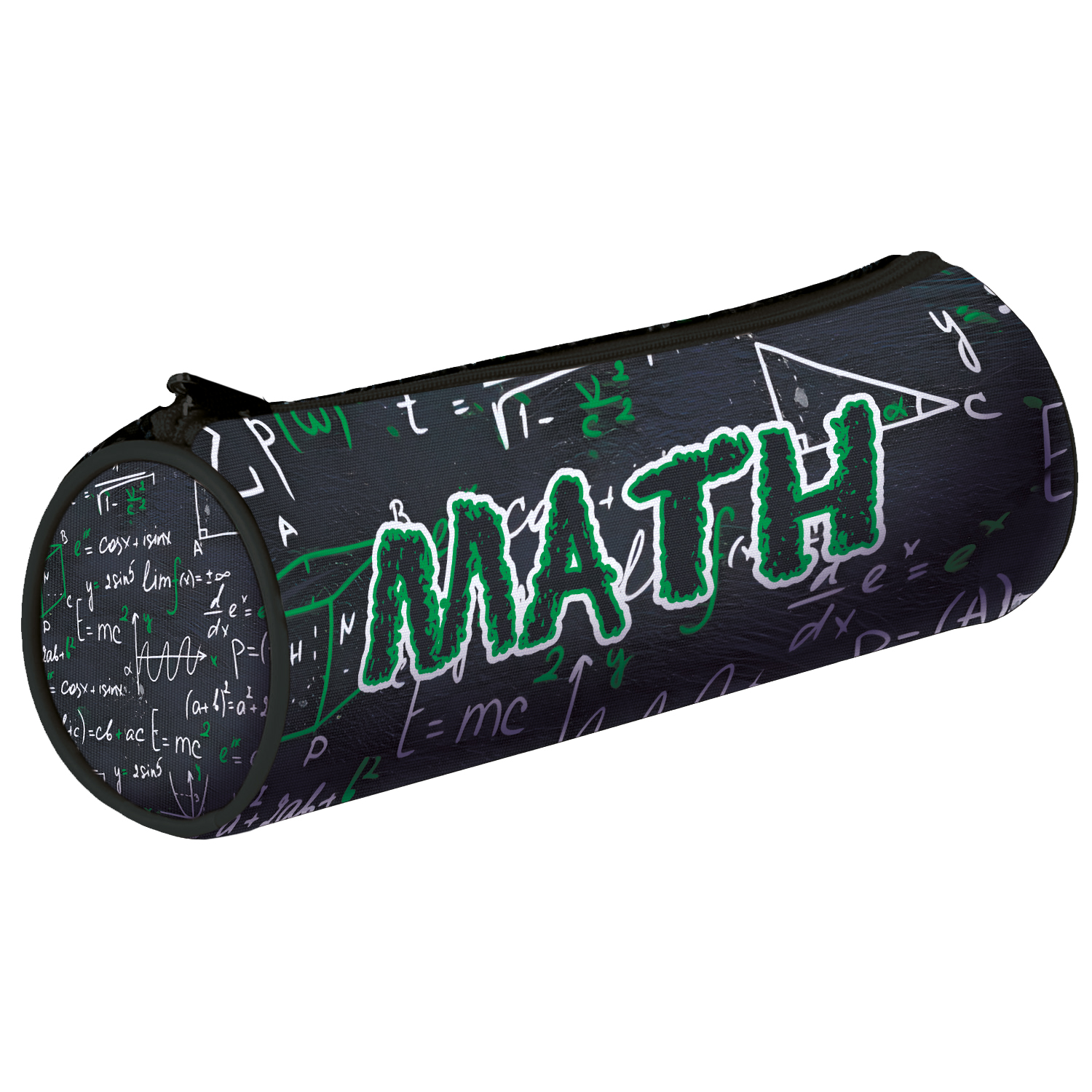 Пенал-тубус (205*65*65) молния, ткань "Math"