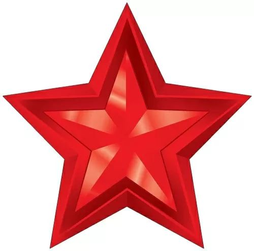 Украшение на скотче 20*20см  "Звезда"