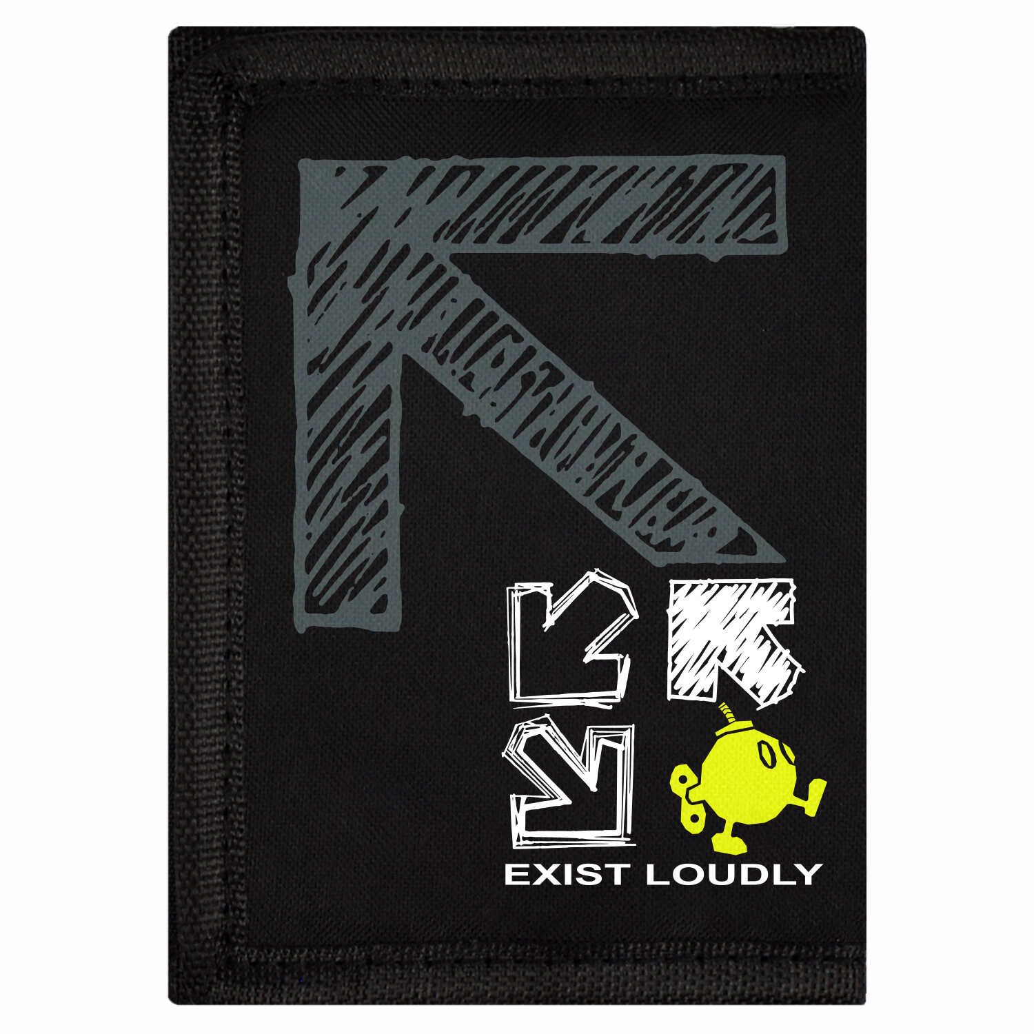 Кошелек для банкнот и монет Феникс+ "Будь громче!" 12,5*9*1см, ткань, молния