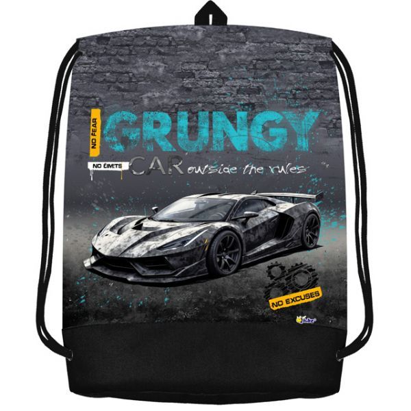 Мешок для обуви 1 отд, 410*540, карман "Авто гранж"