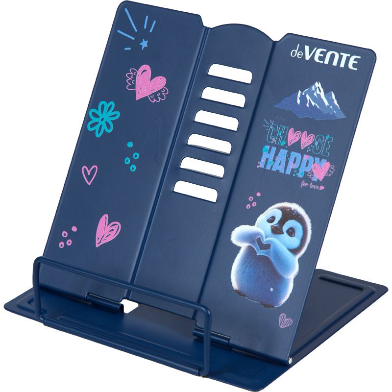 Подставка для книг "Happy Pinguin" 15*15см полностью металл
