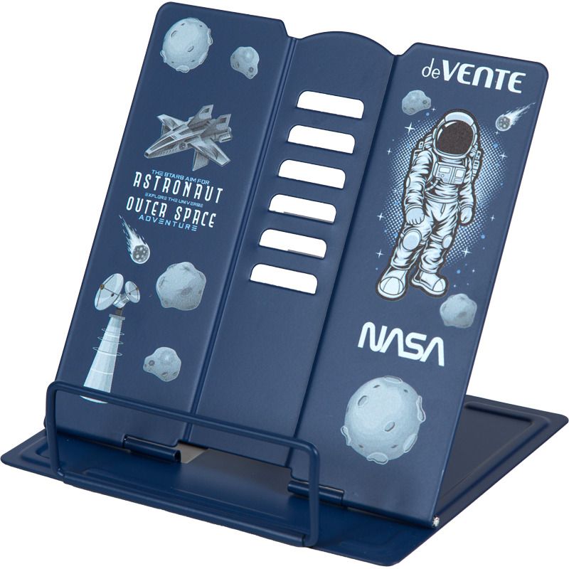 Подставка для книг "NASA" 15*15см полностью металл