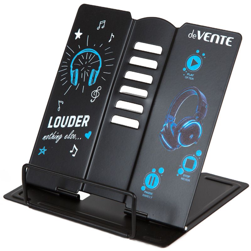 Подставка для книг "Headphones" 15*15см полностью металл