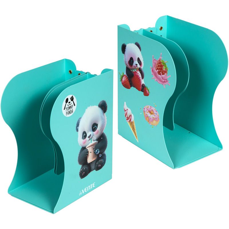 Подставка для книг "Yummy Panda" 19*15см полностью металл, телескопическая