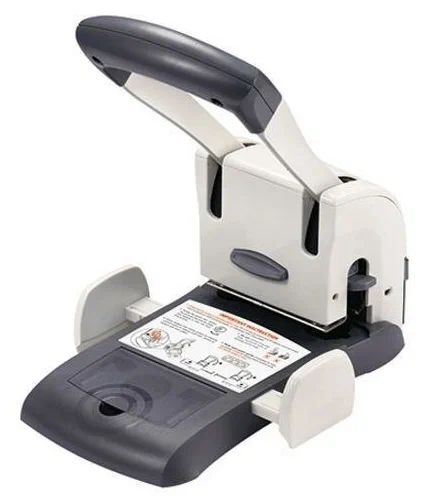 Дырокол KW-TRIO 100 лист. Lever-Tech HD металл., серый, линейка