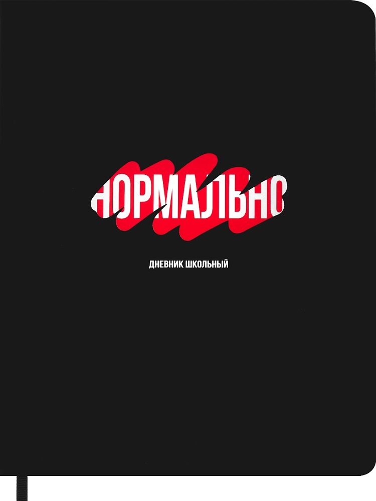 Дневник универсальн. обл. кожзам, тв.пер. "Нормально" софт-тач, ляссе, 48 л.