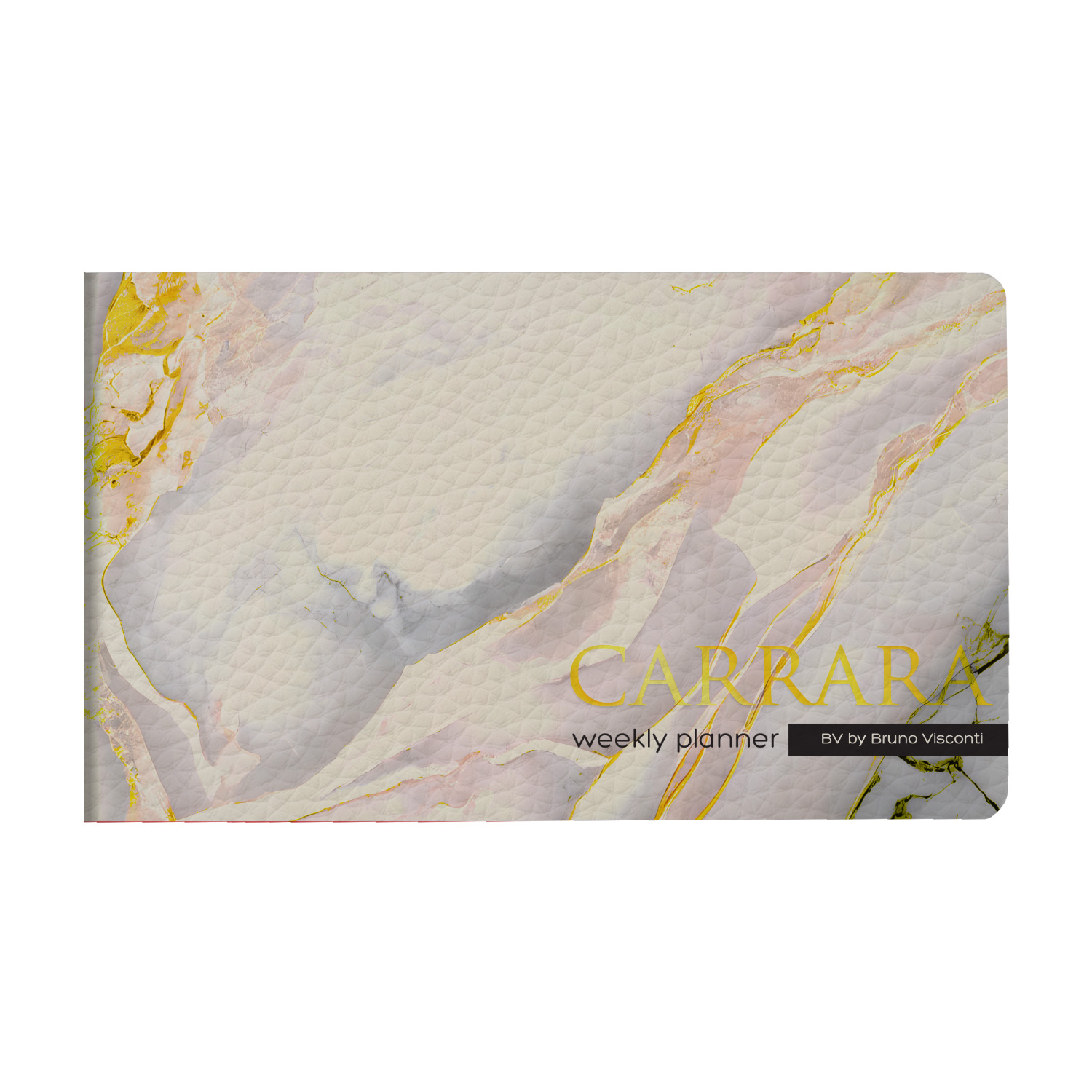 Еженедельник недат. А6  80л., мягк.обл., кож.зам. "Carrara"
