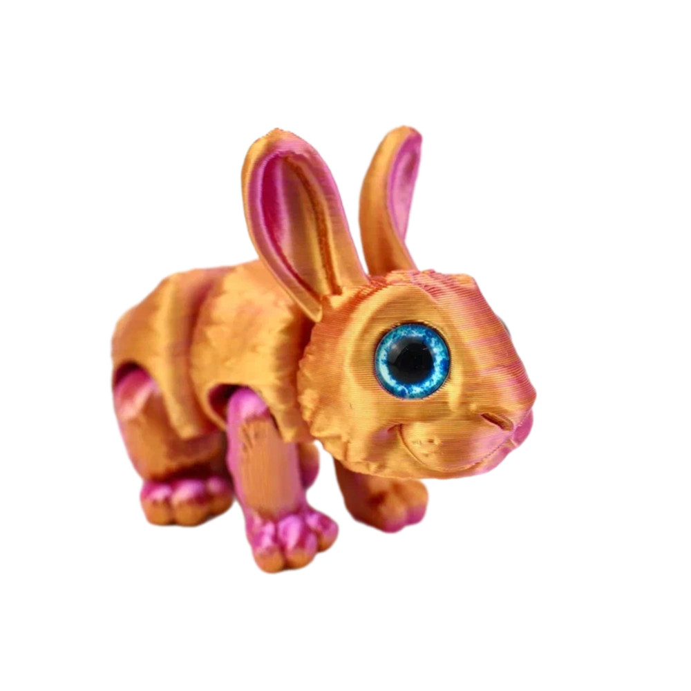 Игрушка 3D "Кролик Сеня" 7 см, цвет ассорти